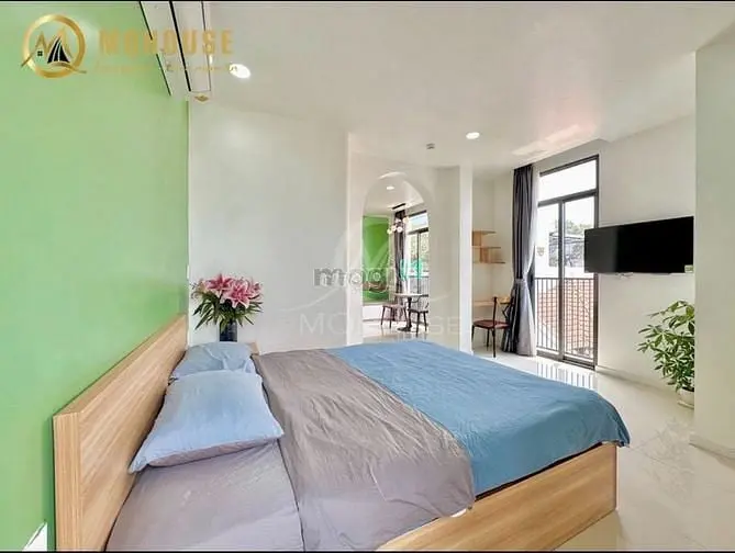 Căn Hộ 1 Phòng Ngủ - Rộng 45M2 , Ban Công - Ngay Cv Hoàng Văn Thụ