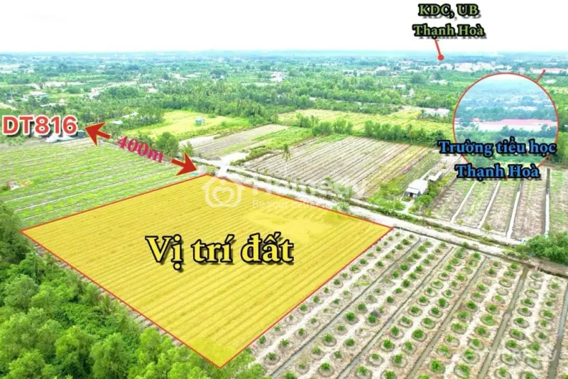 Giá Tốt Nhất Khu Vực Bến Lức – Đất Đã San Lấp, Sổ Sẵn!