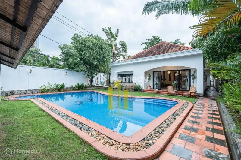 Biệt Thự An Phú 1000M2 Có Hồ Bơi Sân Vườn - Full Nội Thất