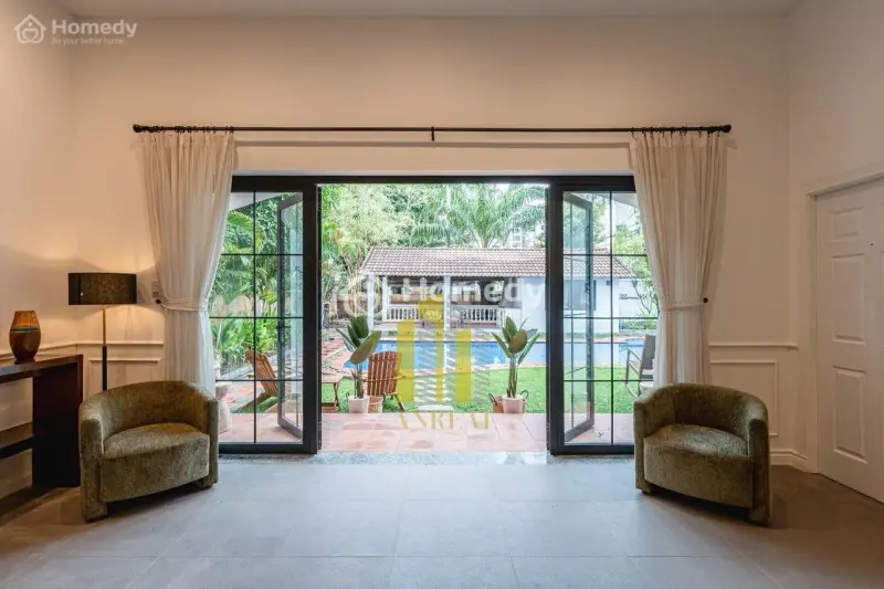 Biệt Thự An Phú 1000M2 Có Hồ Bơi Sân Vườn - Full Nội Thất