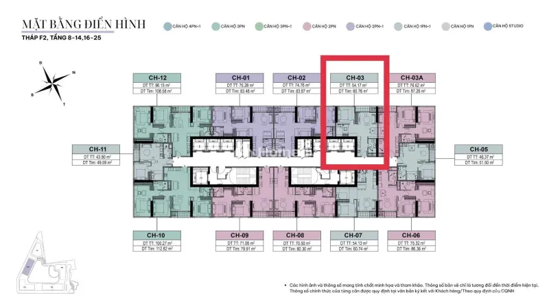 Bán Căn Hộ Chung Cư Sun Feliza Suites, 9,8 Tỷ, 54M2, Đẹp, Nhiều Tiện Ích Tại Cầu Giấy, Hà Nội