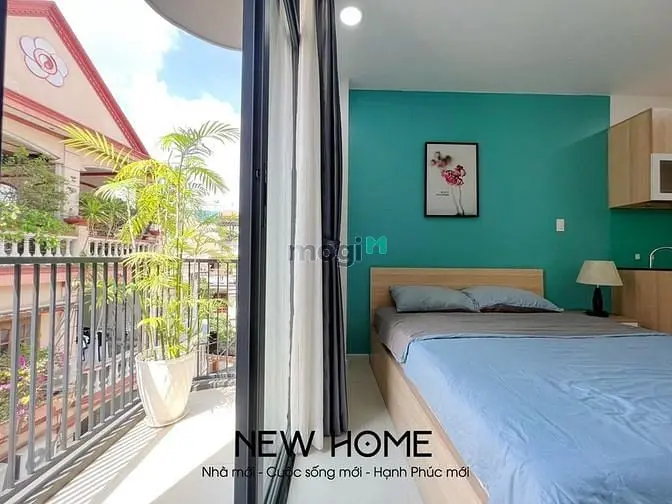 Căn Hộ 1 Phòng Ngủ - Rộng 45M2 , Ban Công - Ngay Cv Hoàng Văn Thụ