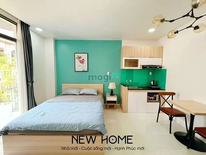 Căn Hộ Cao Cấp Full Nội Thất - 1 Phòng Ngủ , Ban Công - Ngay Sân Bay