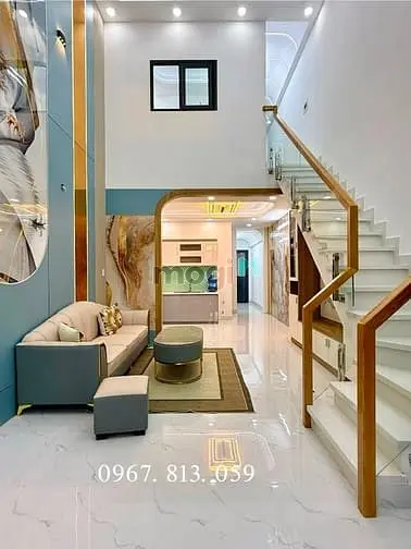 Nhà Đường Thông Xe Hơi Thạnh Xuân 52, Dt:4X14M, Trệt, Lửng, 3Pn, 2Vs