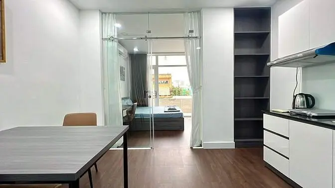 Căn Hộ 1 Phòng Ngủ - Cao Cấp - 60M2 - Ban Công -Lạc Long Quân-Bảy Hiền