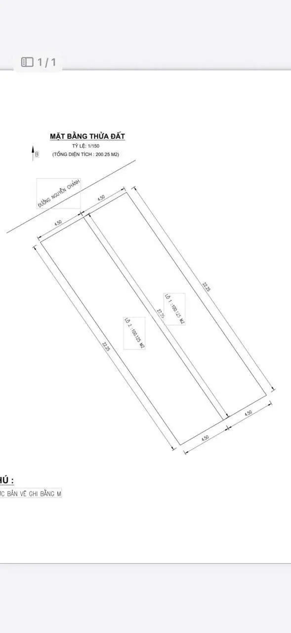 Cần Bán 1 Cặp Đất Đường 10.5 Nguyễn Chánh - Thông Biển