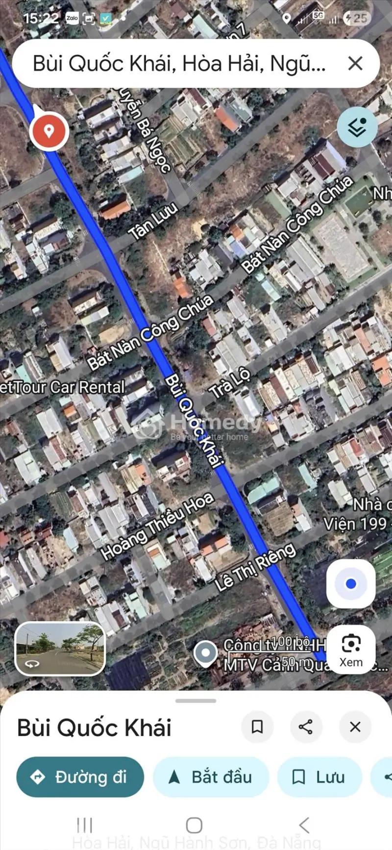 Bán Đất Đường Bùi Quốc Khái - Gần Bãi Tắm Tân Trà