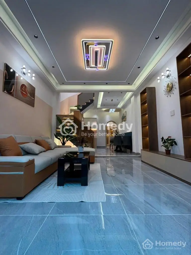 Siêu Phẩm Sát Chợ 26/3 - Hẻm 6M Oto Đỗ Cửa - 56M - 2 Tấm Mới Đẹp Tặng Full Nội Thất - Giá Nhỉnh 5Đ