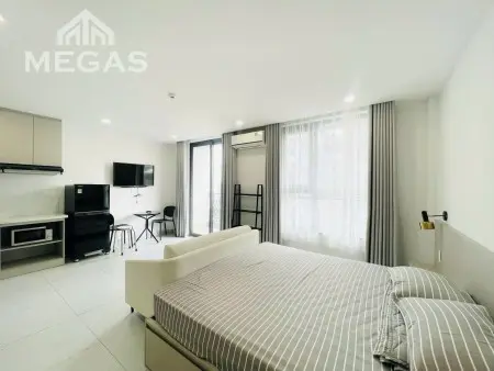 Căn Hộ Studio Cao Cấp Có Ban Công – Full Nội Thất, Thang Máy – Ngay Trung Tâm Quận Tân Bình