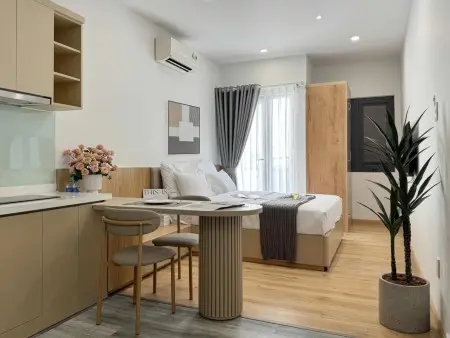 Studio Full Nội Thất – Quận 7 Nằm Ngay Đường Trần Xuân Soạn Gần Q4 Thuận Tiện Qua Cresant Mall