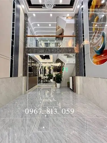 Nhà Ngay Cổng Bệnh Viện Q12, Dt:4.2X13M, Lửng, 3 Lầu, 4Pn, Gara Ô Tô