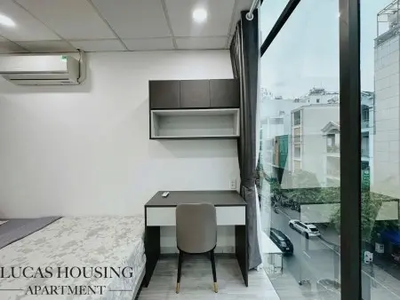 Cho Thuê Căn Hộ 2 Phòng Ngủ Full Nội Thất – Cửa Sổ Trời Lớn, Siêu Thoáng – Gần Sân Bay Tân Sơn Nhất