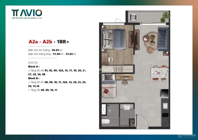 Căn Hộ 2Pn-1Wc Tt Avio Tháp Orion, Giá Siêu Tốt, Nhà Siêu Đẹp, Thanh Toán Siêu Dễ Nhiều Lựa Chọn