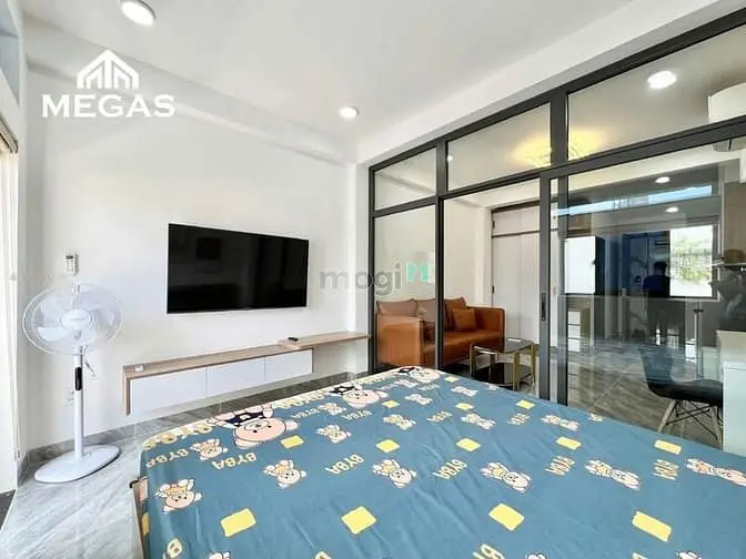 🏡Căn Hộ 1 Phòng Ngủ+1 Phòng Khách 45M2 Bancol Gần Bình Dân