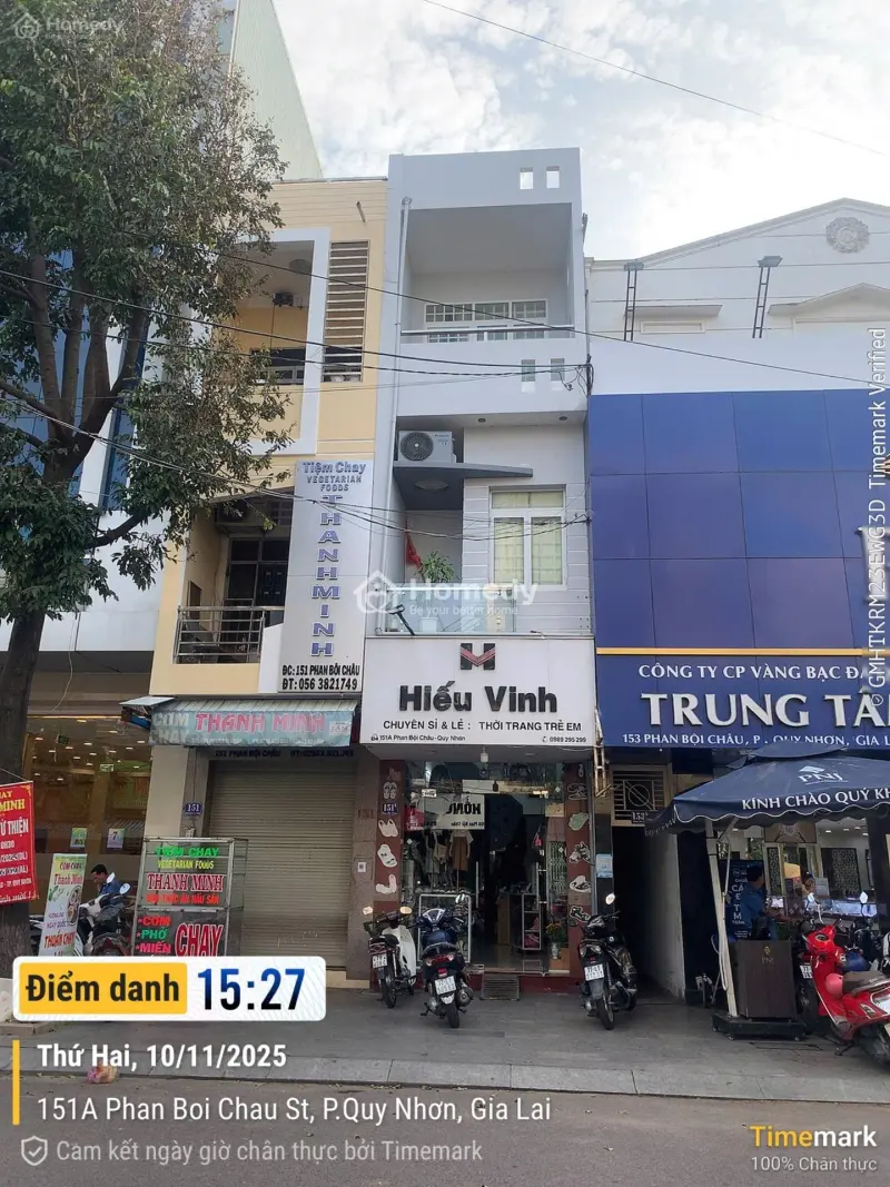 Bán Nhà Mặt Phố Phan Bội Châu Trung Tâm Quy Nhơn - 58,5M², 3 Tầng