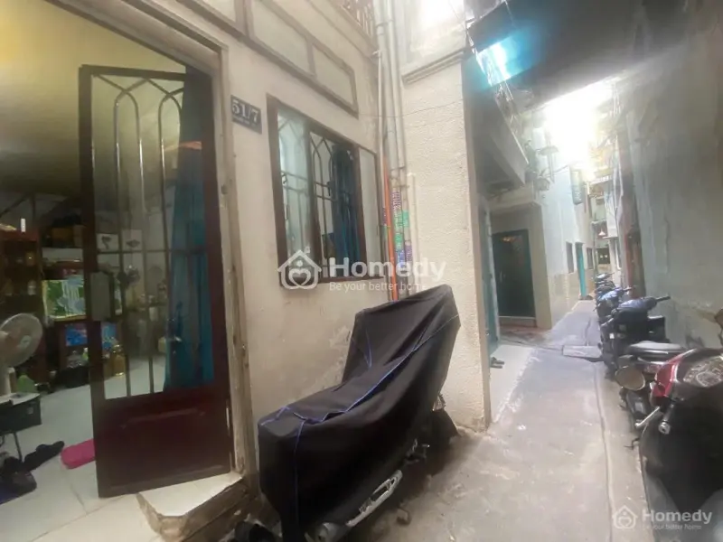 🍀Trần Quốc Toản, P8, Q3 💫D/T : 3,3 ( Nở Hậu) X 8 Sổ Cn 27M2, 2 Tầng 💫Cách Mặt Tiền Một Căn, Đối