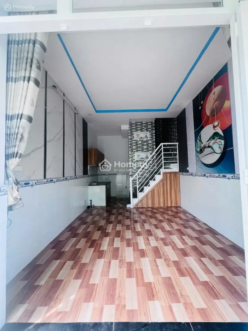 Định Cư Mỹ Gia Đình Tôi Cần Bán Gấp Ngay Nhà 1 Trêt, 1 Lầu 24M2, Giá 595Tr, Shr