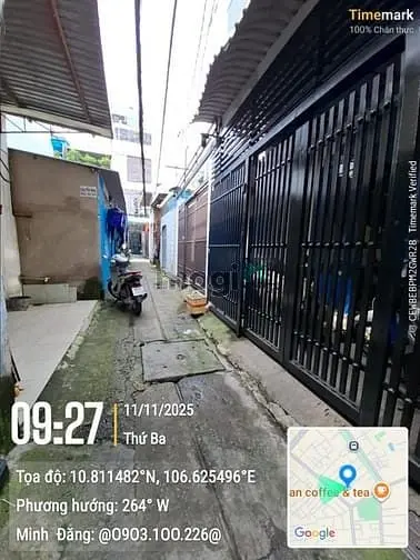 Nhà Tân Phú–Gần Đại Học Công Thương Aeon Tp–56M² –Sát Hxh–Chỉ 5.199Ty