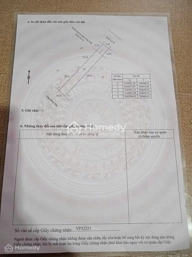 Chính Chủ Bán 780M2 Quốc Lộ 54 Xã Ngải Tứ, Tam Bình, Vĩnh Long