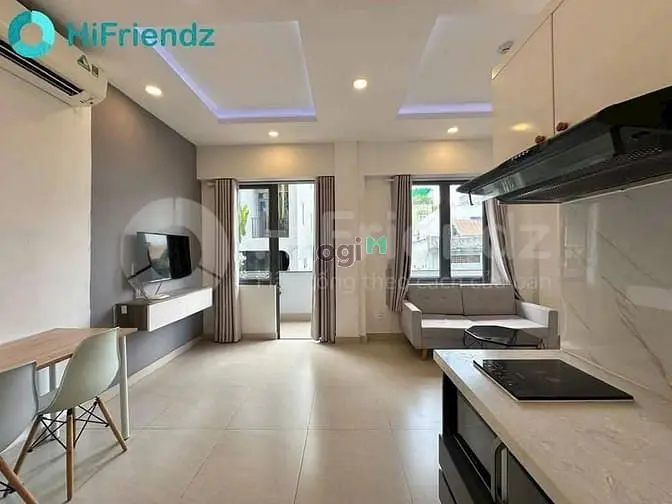 🏡Căn Hộ 1 Phòng Ngủ+1 Phòng Khách 45M2 Bancol Gần Cầu Ông Lãnh