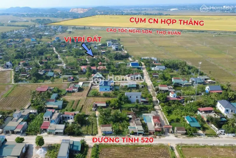 Bán Đất Nền Cách Cổng Khu Công Nghiệp Hợp Thắng Triệu Sơn 300M