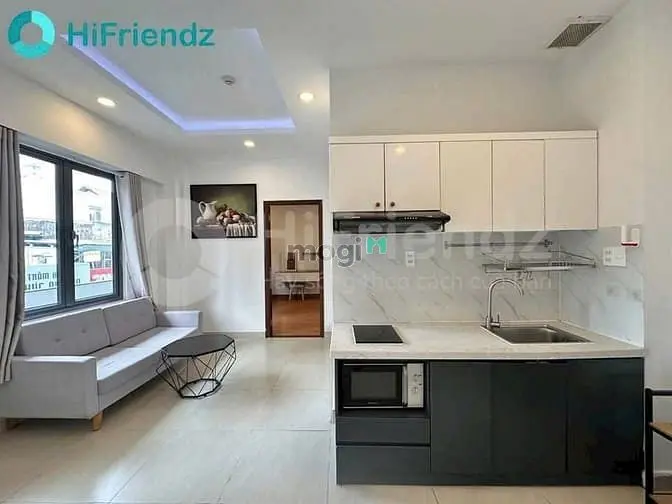 🏡Căn Hộ 1 Phòng Ngủ+1 Phòng Khách 45M2 Bancol Gần Cầu Ông Lãnh