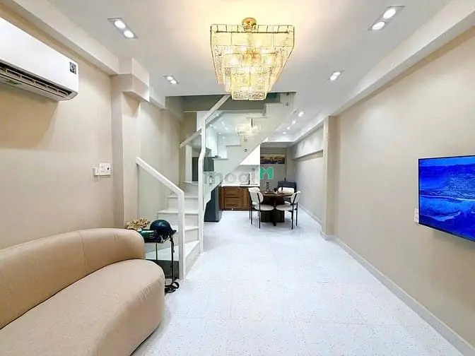 Giá 1Ty545 Tl Nhà Hẻm Xe Kia 1/ Đinh Bộ Lĩnh P.26 Dt: 3.4M X 8M 1T1L