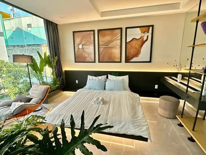 Trống Sẵn Studio View Kính Siêu Chill Full Nội Thất Ngay Cầu An Lộc