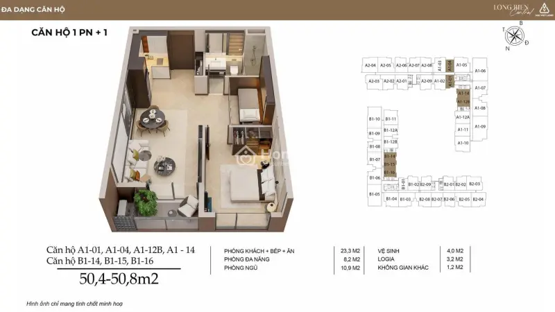 Cần Bán Nhanh Căn 1N+ View Nội Khu Long Biên Central. Vào Thẳng Tên- Chênh Như Không!