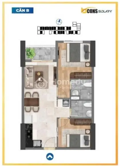 Bán Căn 2Pn2Wc Block A Mã Căn 01 Tầng 21. Giá Bán 1 Tỷ 800 Đã Vat Chưa Bao Gồm Pbt