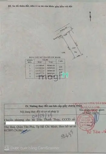 Bán Lô Góc 2 Mt (126M2) Có 67M2 Tc - Bàu Giã Tân Phú Trung Củ Chi