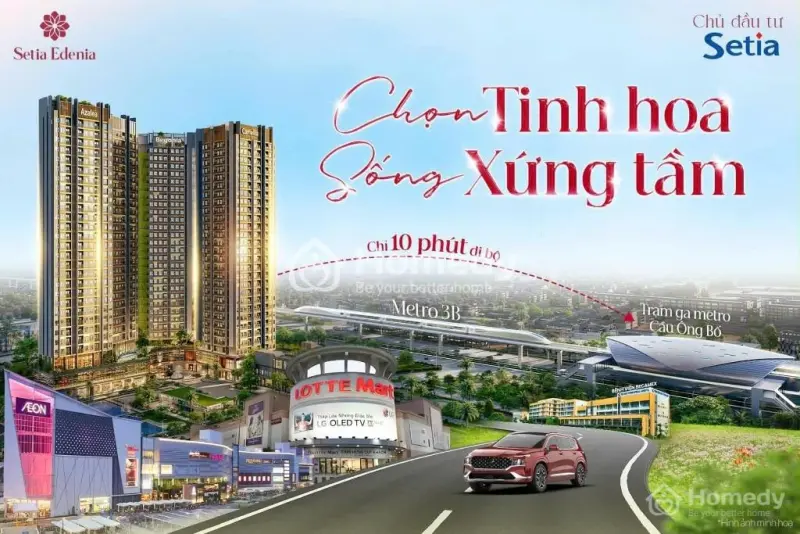 Căn Hộ Setia Edenia- Cđt Quốc Tế, Ck Thẳng 7%, Booking Hnay Ck 2%, Đã Là Cư Dân Eco Xuân Ck Thêm 1%