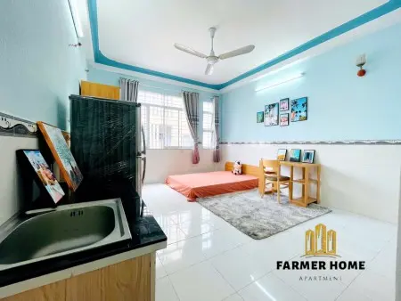 Cho Thuê Căn Studio Full Nội Thất – Phòng Rộng Rãi, Cửa Sổ Thoáng Mát