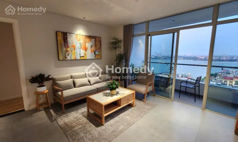 Căn Hộ 2 Ngủ Full Nội Thất View Hồ Tây Mặt Đường Lớn Giá Hợp Lý
