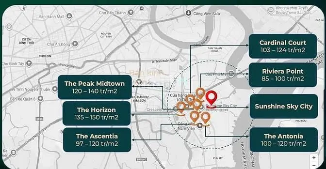 Bán Căn Hộ 3Pn, 102M2, 7,5 Tỷ Tại Sunshine Sky City, Tân Phú, Q7, Tp.
