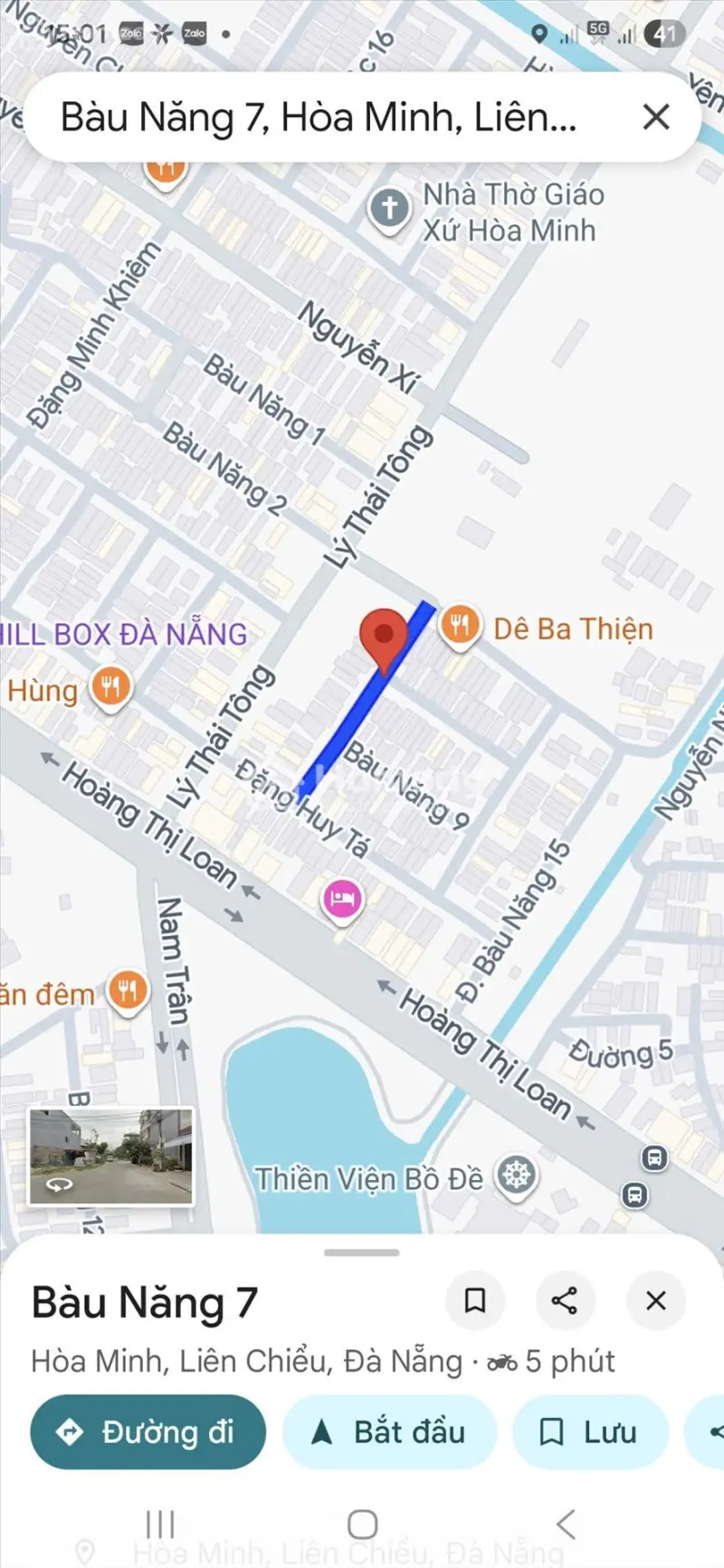 Bán Nhà 1 Mê Đường Bàu Năng 7 - Đấu Lưng Lý Thái Tông