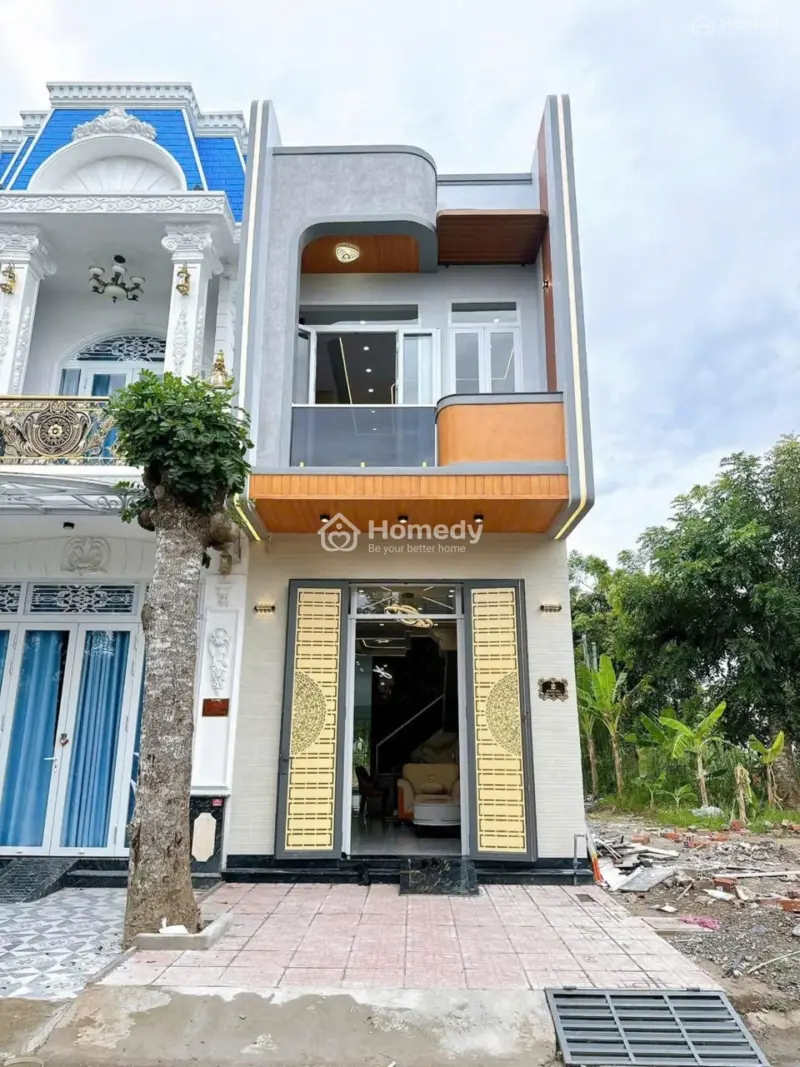 Bán Nhà 1 Lầu Mới Sửa Đẹp Gần Chợ Đông Thạnh – Hóc Môn, Sổ Hồng Riêng,123M2