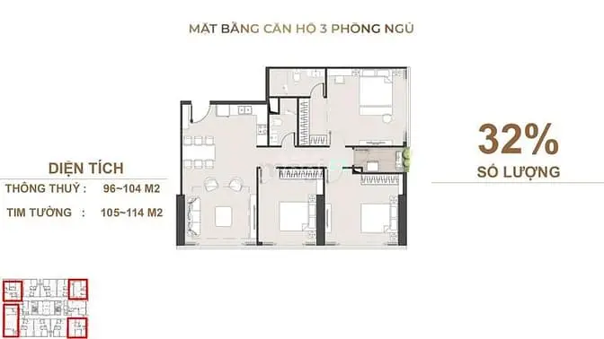 Bán Căn Hộ 3Pn, 102M2, 7,5 Tỷ Tại Sunshine Sky City, Tân Phú, Q7, Tp.
