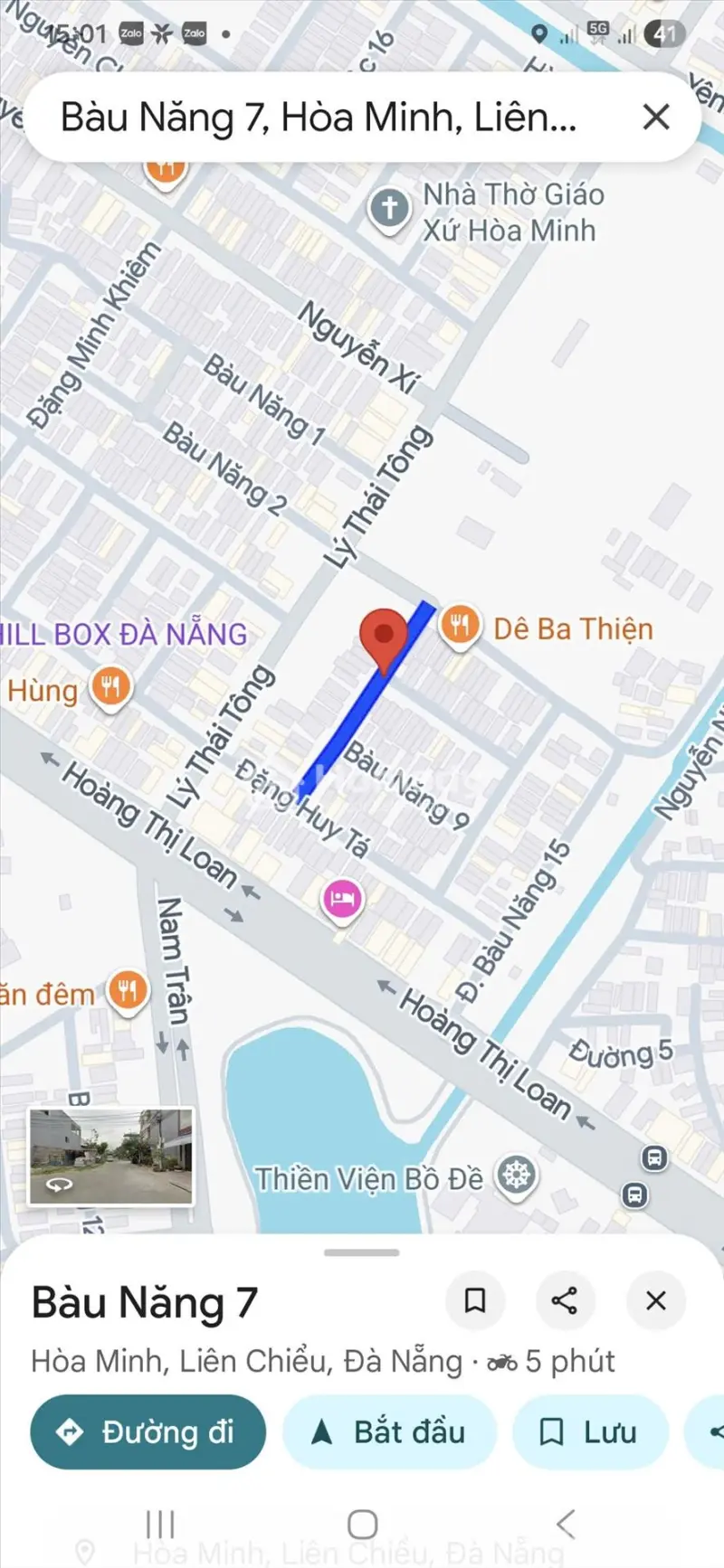 Bán Nhà 1 Mê Đường Bàu Năng 7 - Đấu Lưng Lý Thái Tông