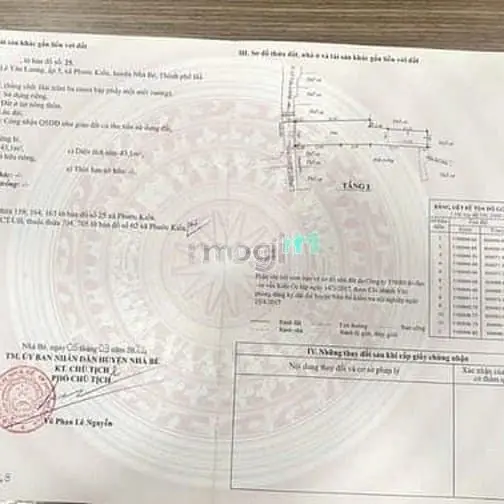 Cần Bán Nhà Và Đất Đường Lê Văn Lương, Xã Nhà Bè, 237M2