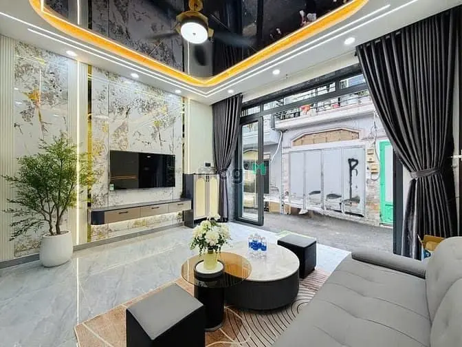 Bán Nhà Xây Mới Hẻm 3M Sát Hxt Phạm Văn Chiêu, P.14, 4,5 X11 Giá 5.85