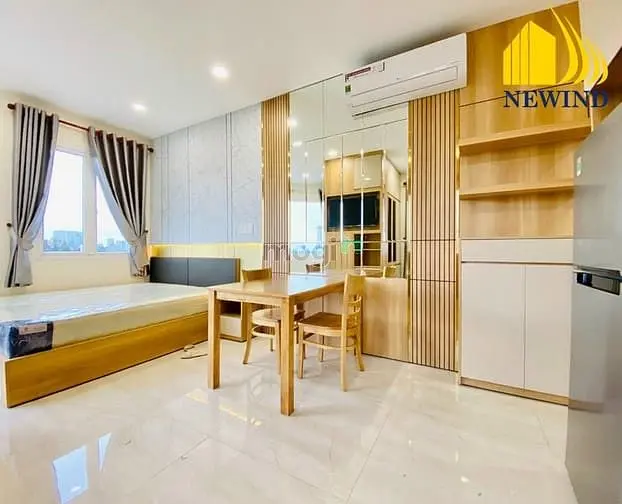 🏡Căn Hộ 1 Phòng Ngủ Đầy Đủ Nội Thất 40M2 Bancong Bến Vân Đồn Q4