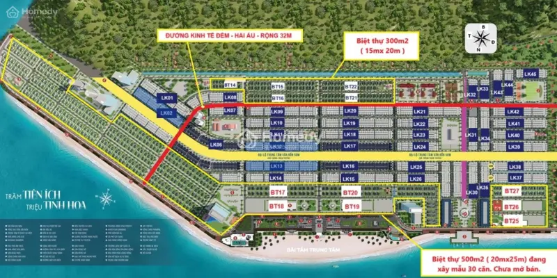 💥 Shophouse Phương Đông Vân Đồn – Lk2 & Lk12,13Iá Từ 60 Triệu/M² – Sổ Đỏ Lâu Dài