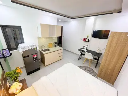 Nhanh Tay Chốt Ngay Căn Hộ 1Pn Full Nội Thất, Nhà Thang Máy, Bảo Vệ 24/7