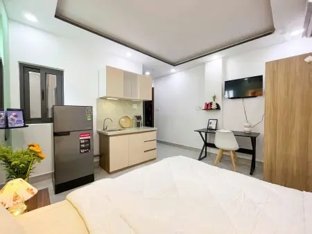 Nhanh Tay Chốt Ngay Căn Hộ 1Pn Full Nội Thất, Nhà Thang Máy, Bảo Vệ 24/7