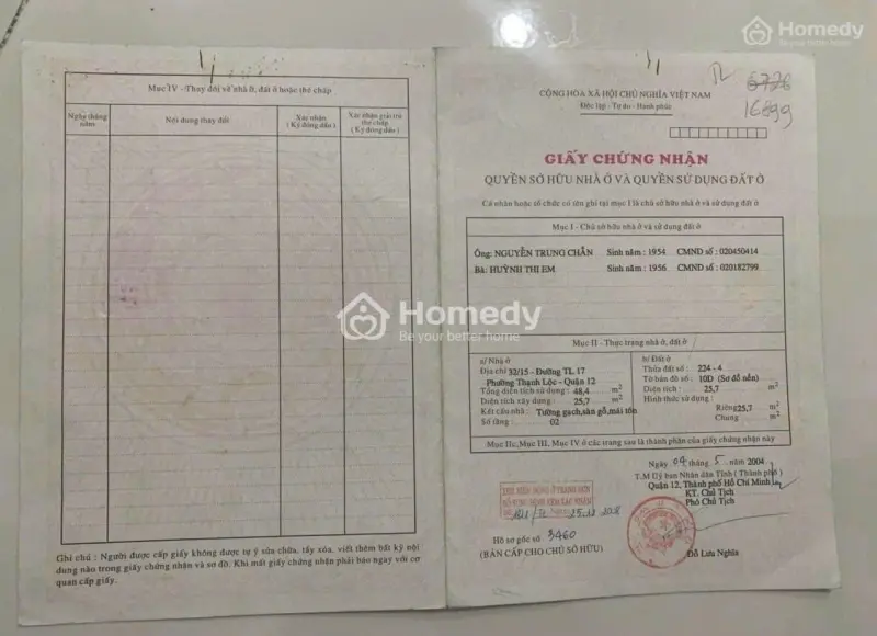 Hàng Hiếm Tl40: Nhà 1 Lầu, 2 Phòng Ngủ, Hẻm Gần Mặt Tiền – Sổ Riêng – Hỗ Trợ Vay