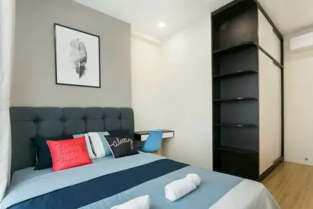 Chung Cư Satra, Phan Đăng Lưu, Pn: 90M2, 2P Ngủ, Nhà Mới, 16Triệu, Full Nt