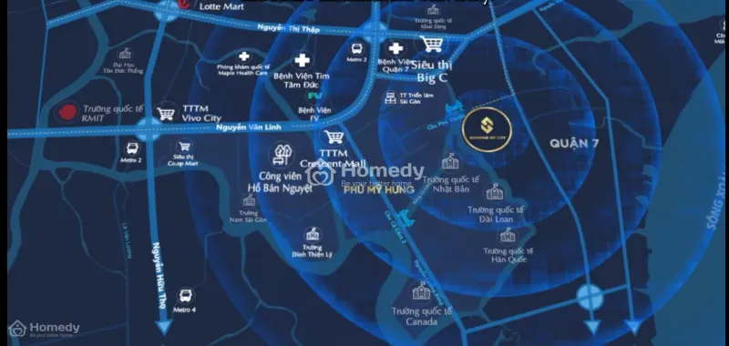 Căn Hộ Q7 View Sông, Sunshine Sky City Cao Cấp Q7 Liền Kề Phú Mỹ Hưng, Giá Chỉ Từ 7X Triệu/M².