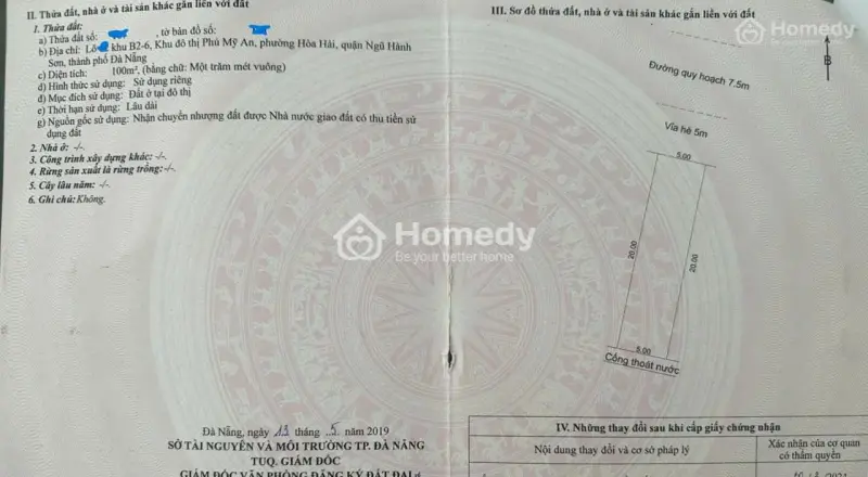 Bán Lô Nguyễn Quý Anh (Đường 7M5) - Ngũ Hành Sơn -Đối Diện Fpt Plaza