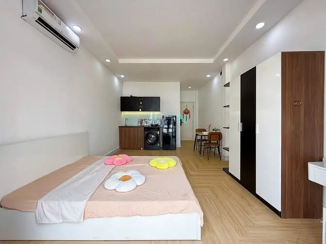 Studio Ban Công Full Nội Thất Ở Tô Hiệu - Hoà Bình - Đầm Sen